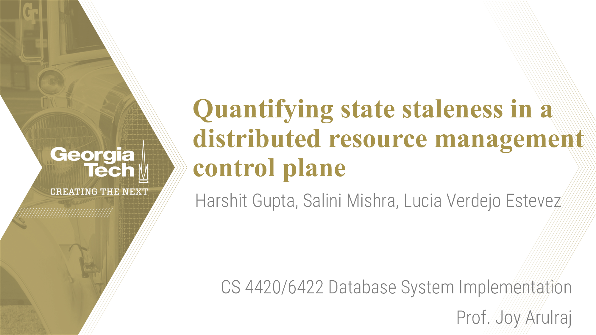 [PRESENTATION] Quantifying State Staleness 