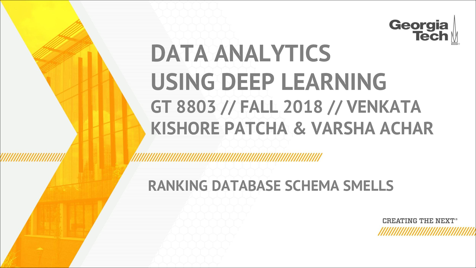 [PRESENTATION] Ranking Database Schema Smells